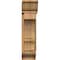 Ekena Millwork Balboa Traditional Rough Sawn Bracket w/ Offset Brace, Western Red Cedar, 8"W x 24"D x 32"H BKT0806X24X32BOA01RWR - alternate 3